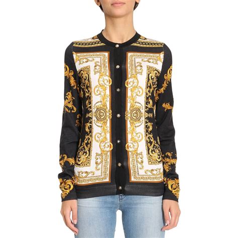 versace womens sweater|Women's Versace Designer Sweaters .